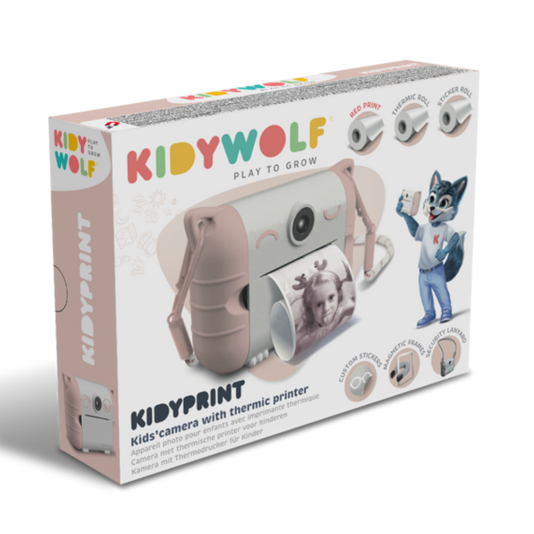 Kidywolf - Kidyprint Themal Printing Camera | Peach