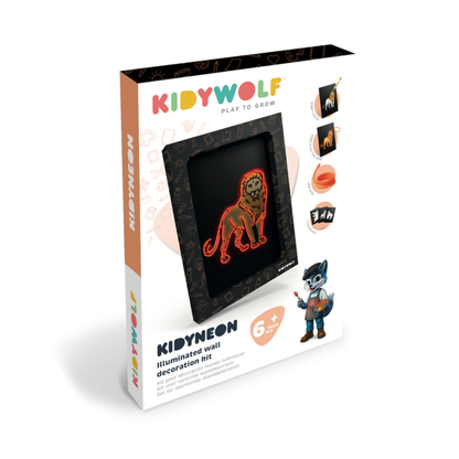 Kidywolf - KidyNeon Illuminated Wall Decoration Kit (Select Style)