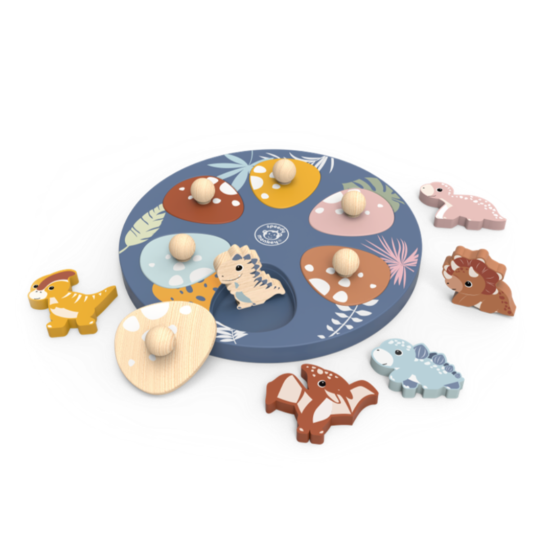 Speedy Monkey - Dino Surprise Puzzle
