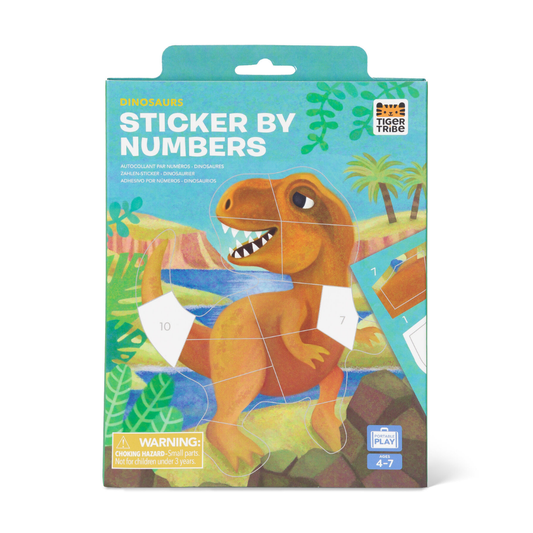 Tiger Tribe Sticker by Numbers - Dinosaurs