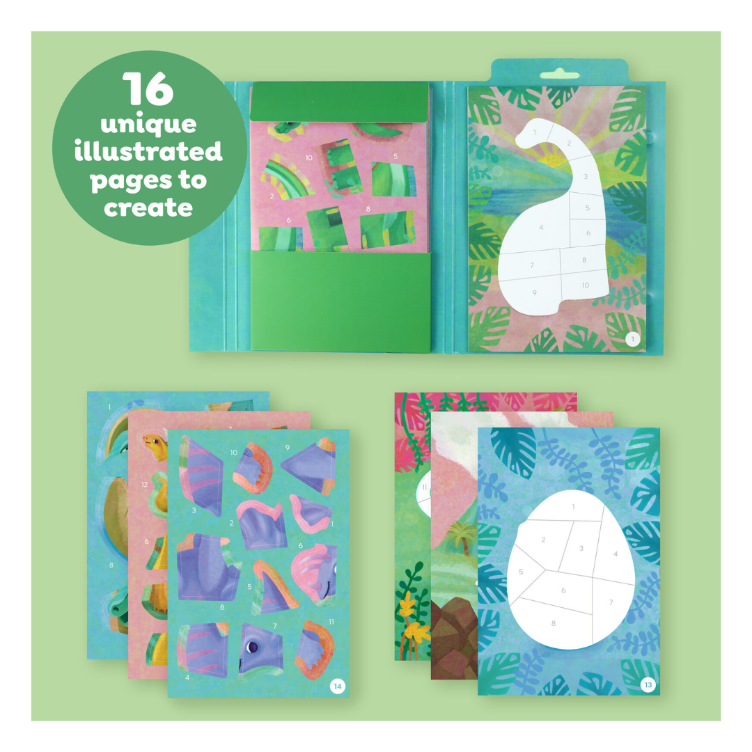Tiger Tribe Sticker by Numbers - Dinosaurs