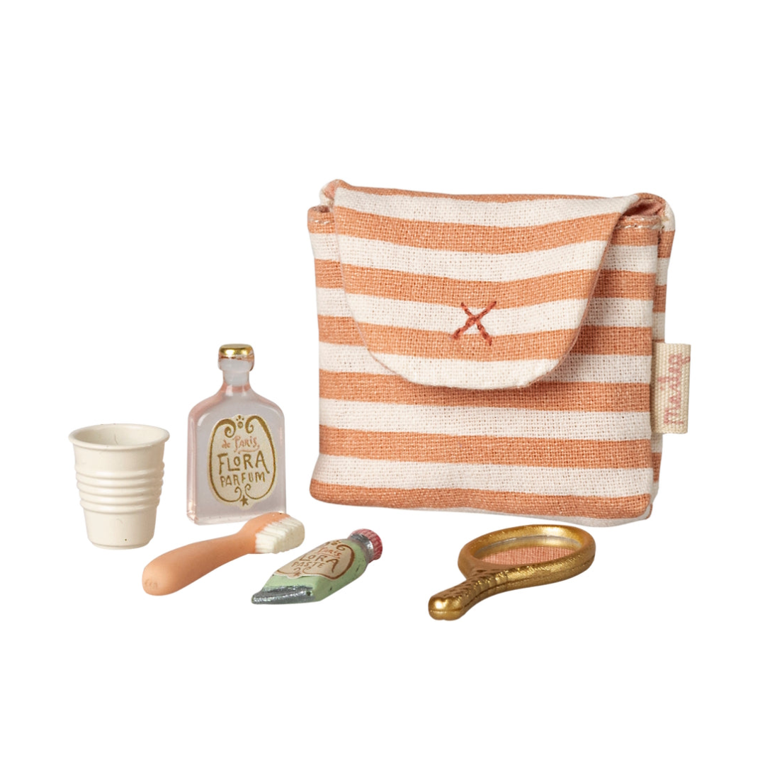Maileg Toothbrush Set Mouse Coral
