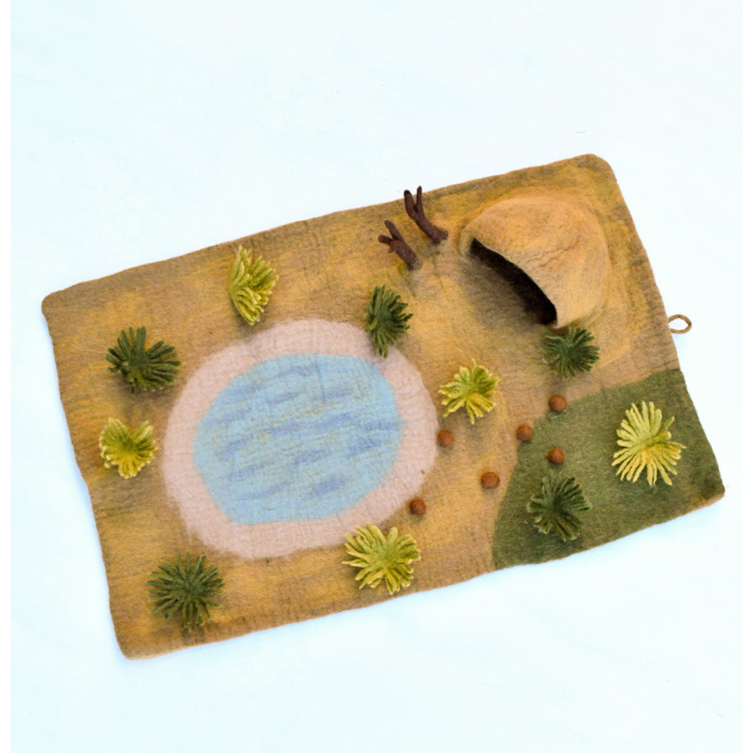 Tara Treasures - Large Safari Play Mat Playscape