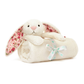 Jellycat Blossom Cream Bunny 'Berry' Blankie