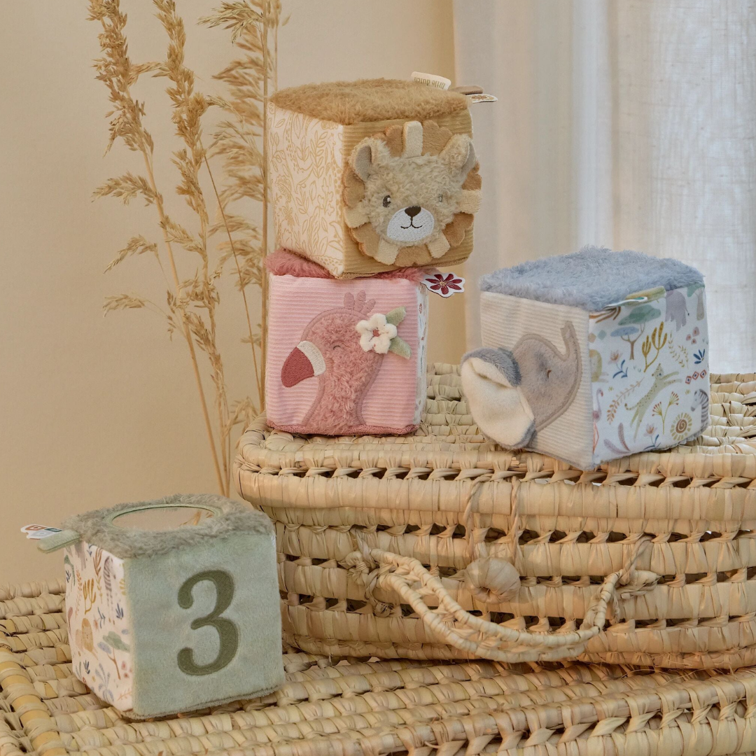 Little Dutch - Safari Friends | Soft Block Set
