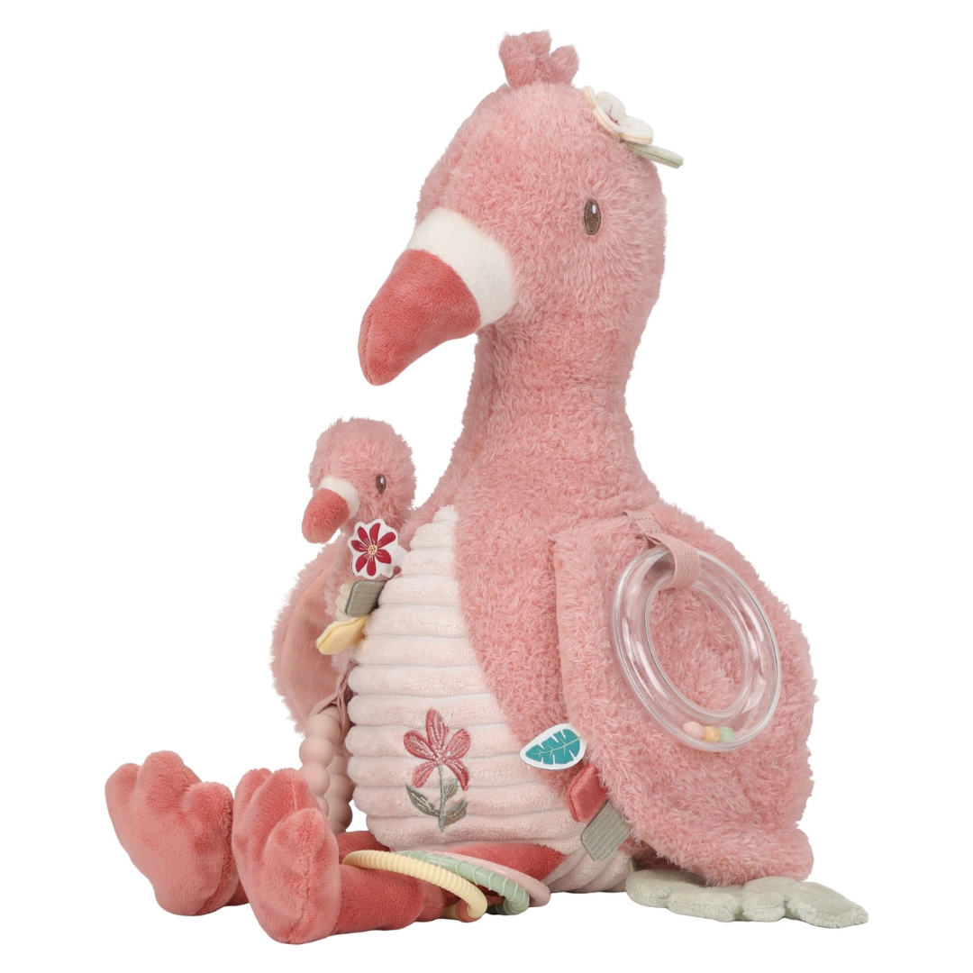 Little Dutch - Safari Friends | Activity Cuddle - Flamingo