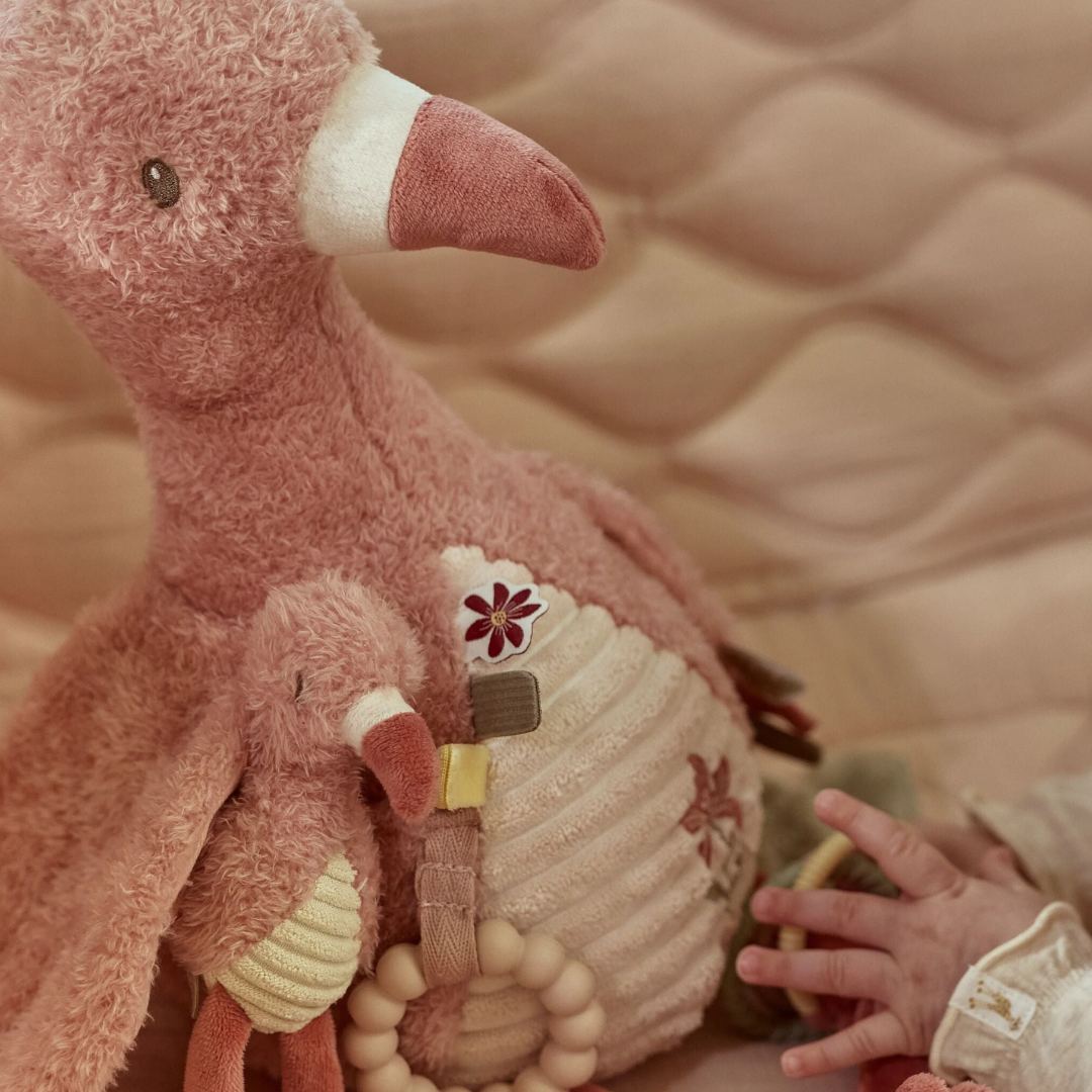 Little Dutch - Safari Friends | Activity Cuddle - Flamingo