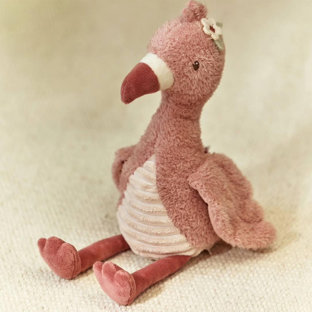 Little Dutch - Safari Friends | Cuddle Flamingo (35cm)
