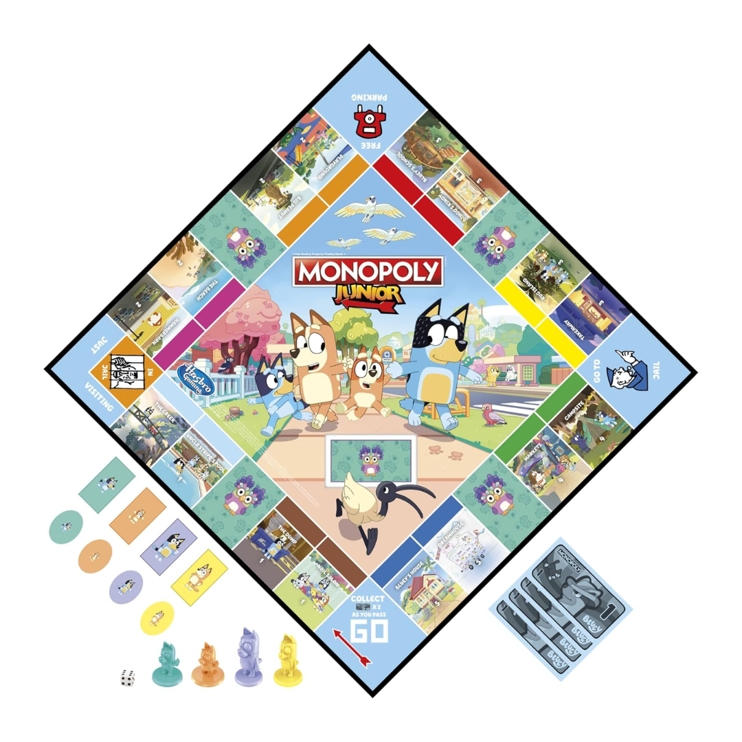 Monopoly Junior: Bluey Board Game