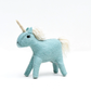 Tara Treasures - Felt Blue Unicorn Toy