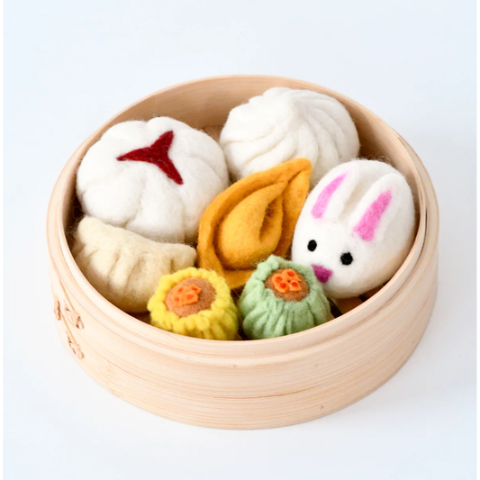Tara Treasures - Felt Dim Sum Yum Cha Play Food Set