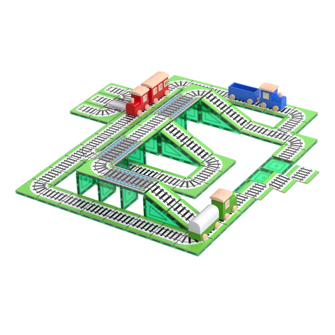TileTek - 36 Piece Tile Topper | Train Pack