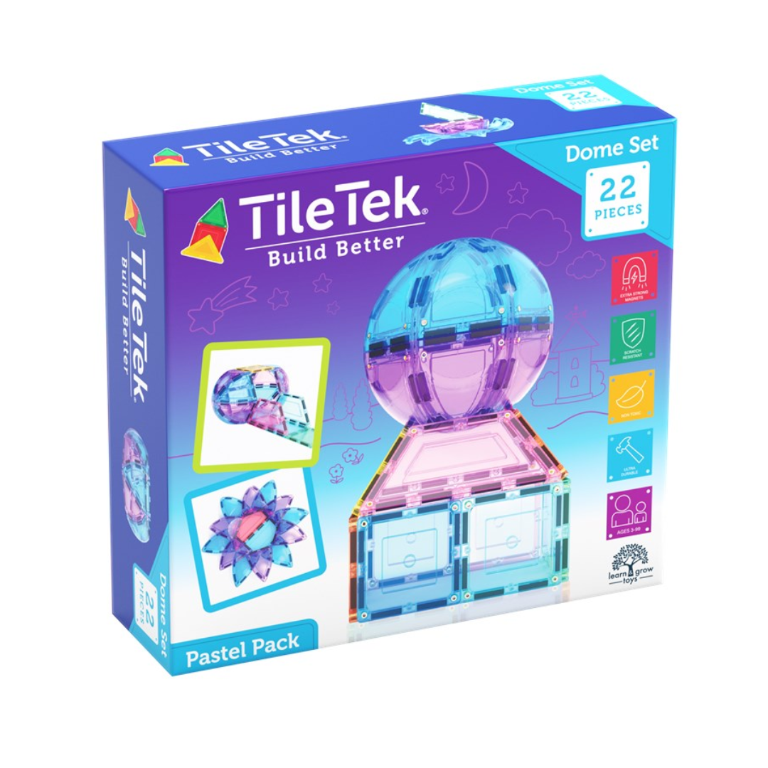 TileTek - 22 Piece Pastel Dome Tiles Set