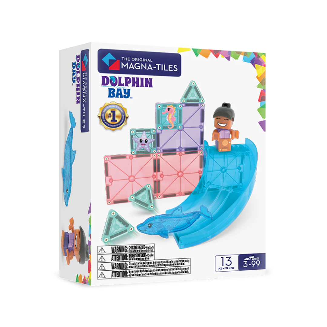 Magna-Tiles Dolphin Bay - 13 Piece Set
