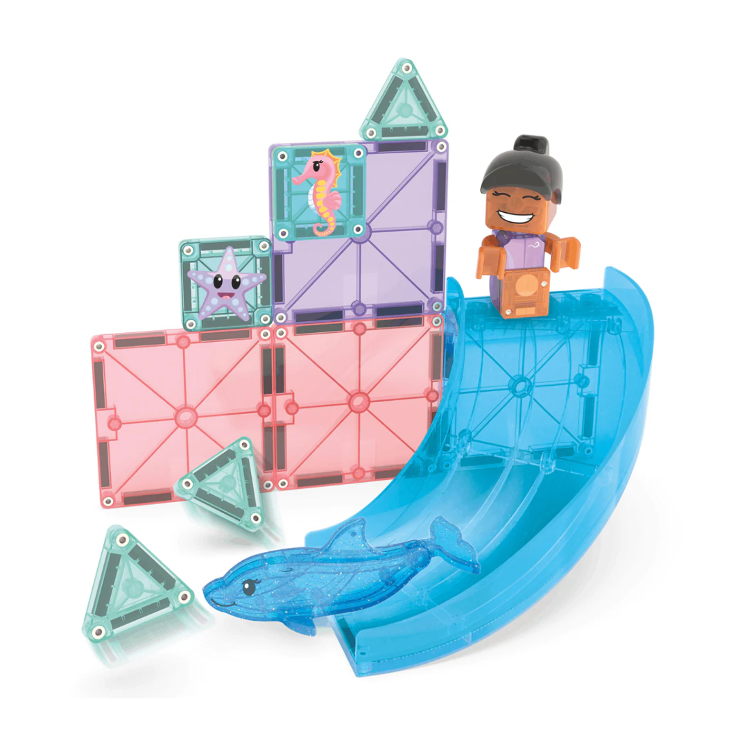 Magna-Tiles Dolphin Bay - 13 Piece Set