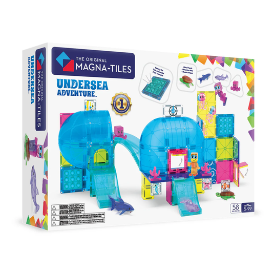 Magna-Tiles Undersea Adventure - 58 Piece Set
