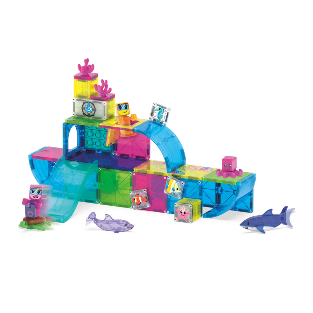Magna-Tiles Undersea Adventure - 58 Piece Set