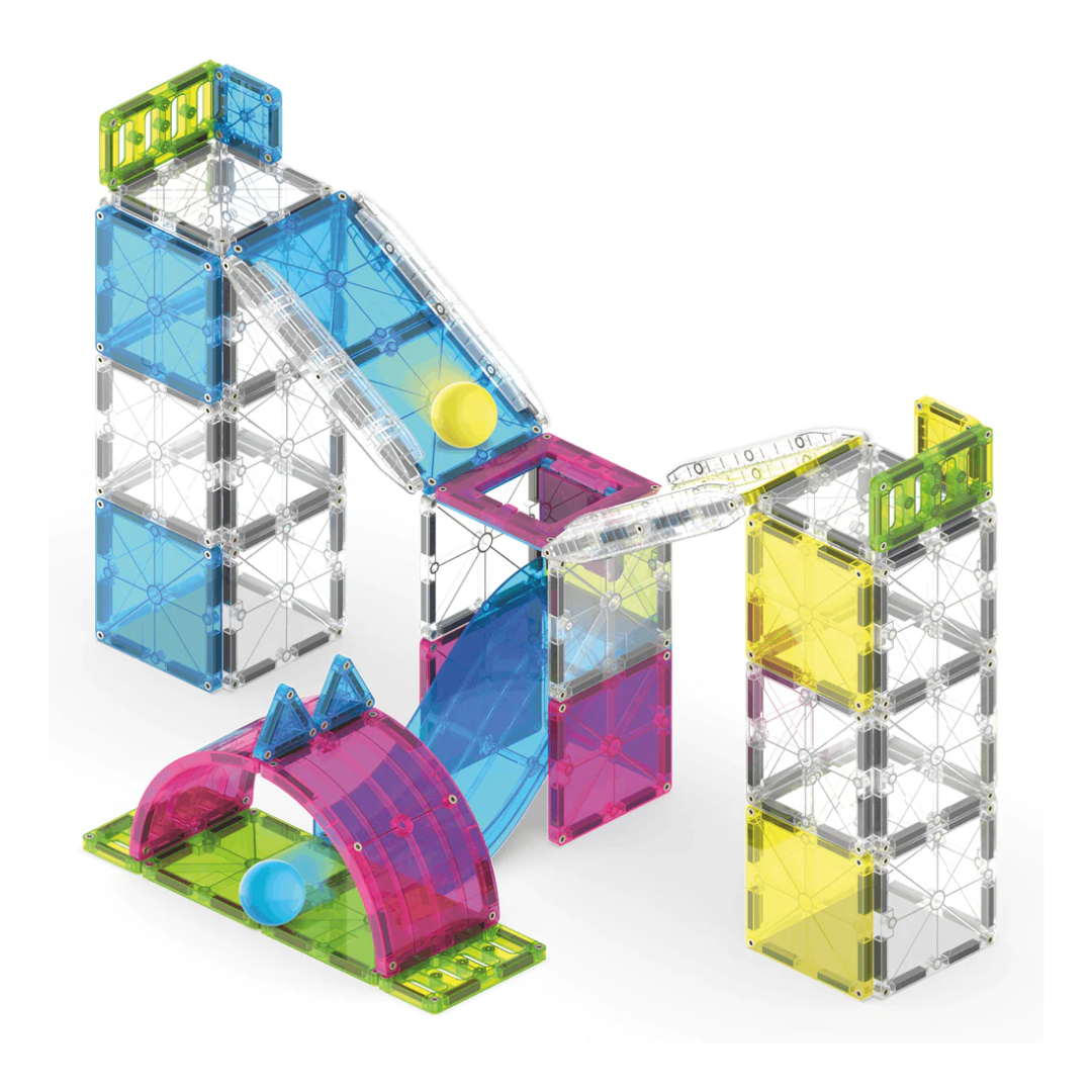 Magna-Tiles Rail Racers Max - 80 Piece Set
