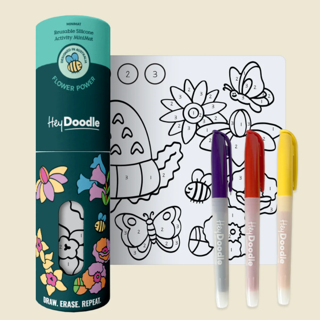 Hey Doodle MiniMat - Flower Power