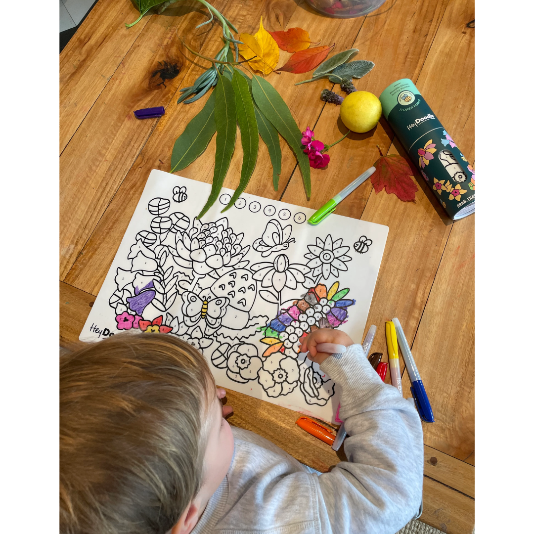 Hey Doodle MiniMat - Flower Power