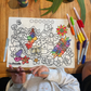 Hey Doodle Mat - Flower Power
