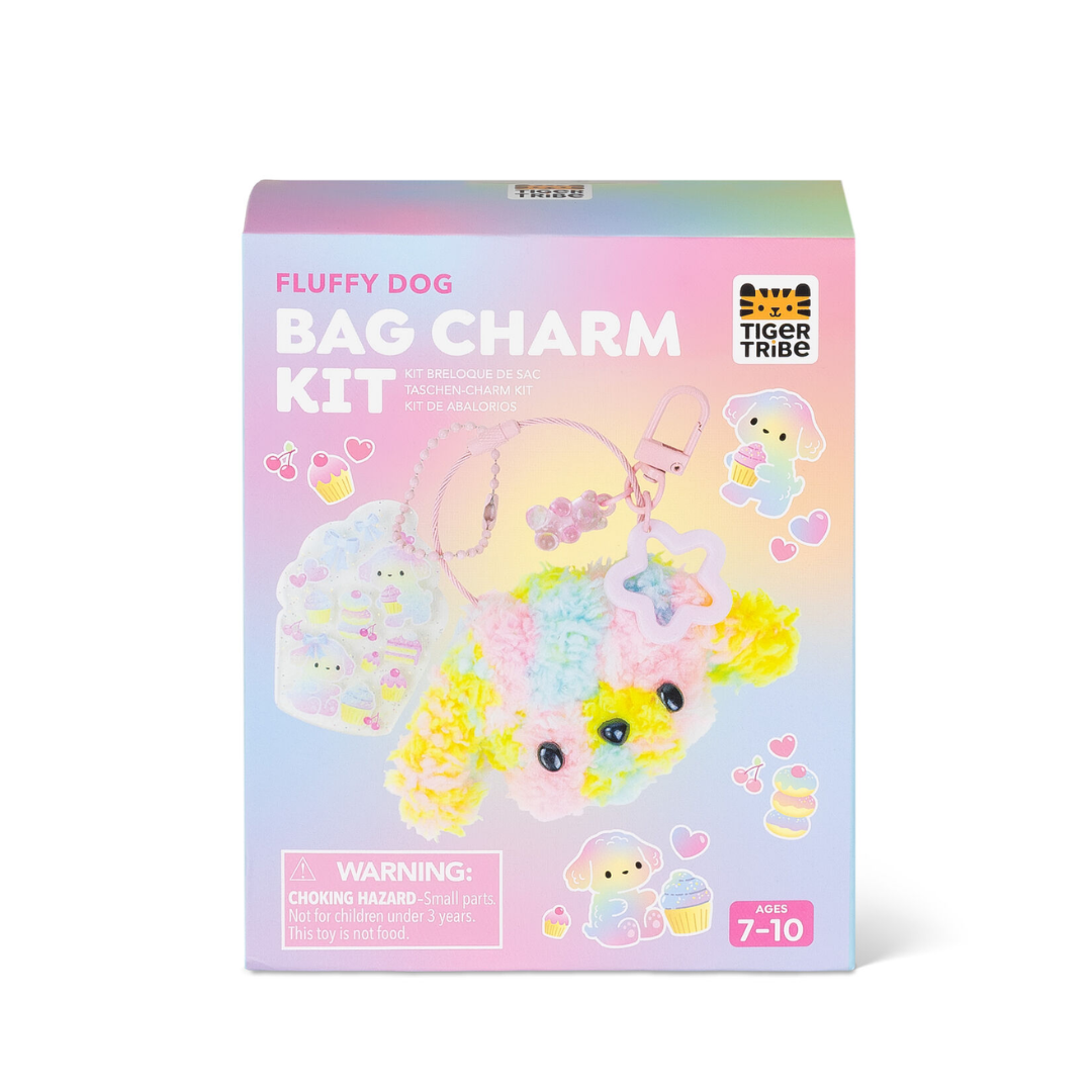 Tiger Tribe - Bag Charm Kit | Fluffy Dog