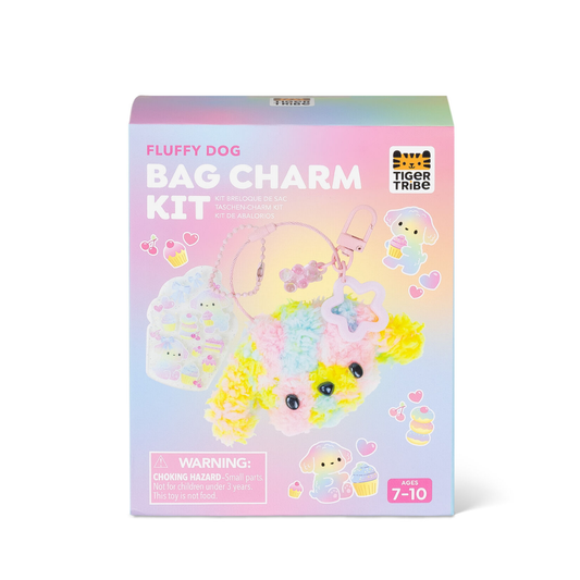 Tiger Tribe - Bag Charm Kit | Fluffy Dog