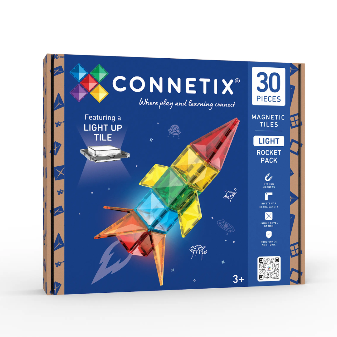 Connetix Tiles 30 Piece Light Rocket Pack