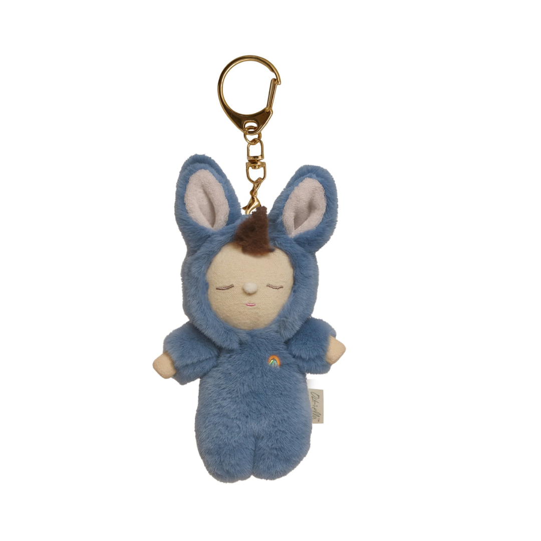 Olli Ella - Cozy Bag Charm - Bunny Twiggy Blue