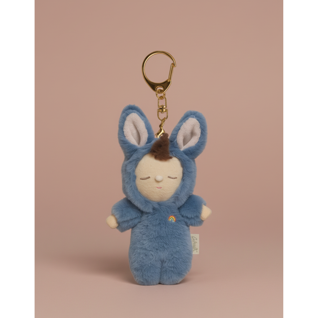 Olli Ella - Cozy Bag Charm - Bunny Twiggy Blue