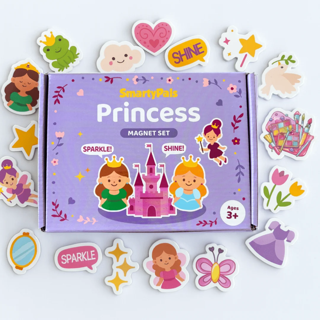 SmartyPals - Princess Magnet Set | Fairy Tale Magnetic Play Pieces for Kids