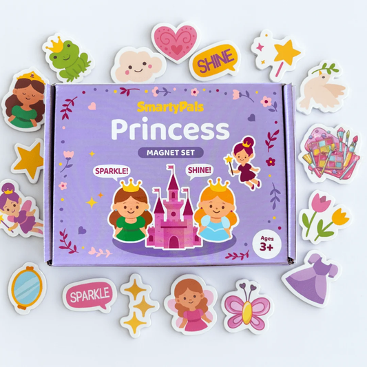 SmartyPals - Princess Magnet Set | Fairy Tale Magnetic Play Pieces for Kids