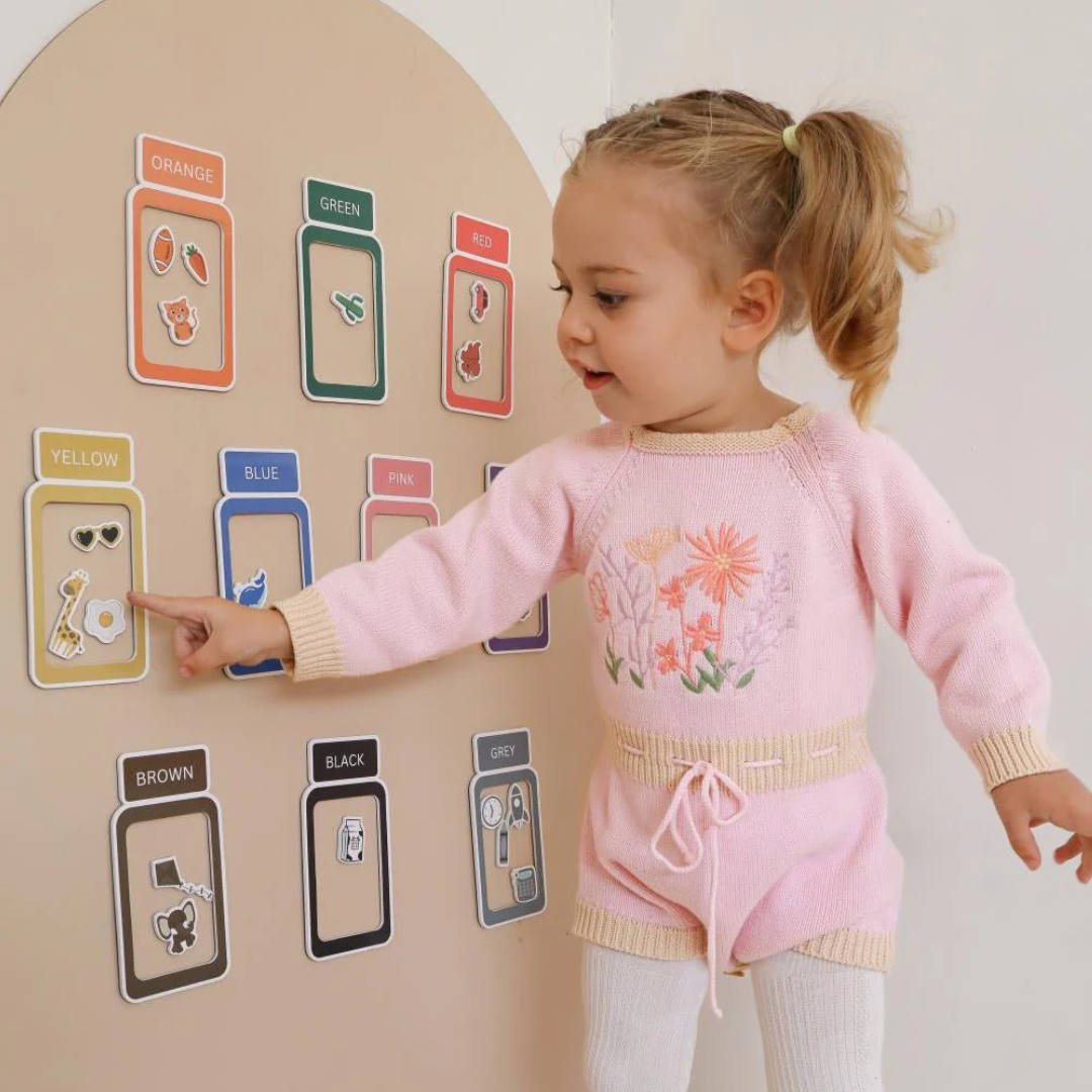 SmartyPals - Magnetic Colour Sorting Jars | Montessori Sorting Jars