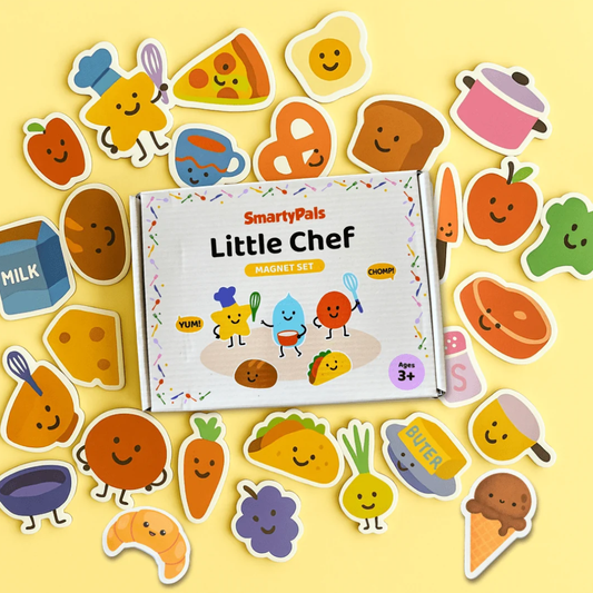 SmartyPals - Little Chef Magnet Set | Magnetic Food Play Pieces for Kids