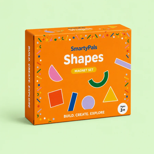 SmartyPals - Magnetic Shapes Set | Colour & Shape Magnets for Kids