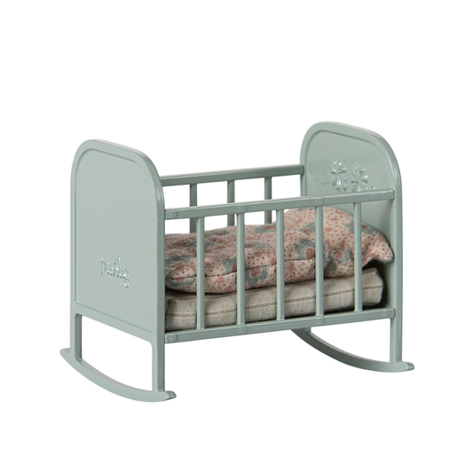 Maileg Cradle My - Blue Mint