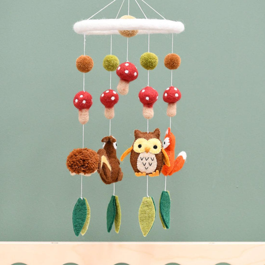 Tara Treasures - Nursery Cot Mobile | Woodland Animals