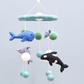 Tara Treasures - Nursery Cot Mobile | Ocean Marine Mammals