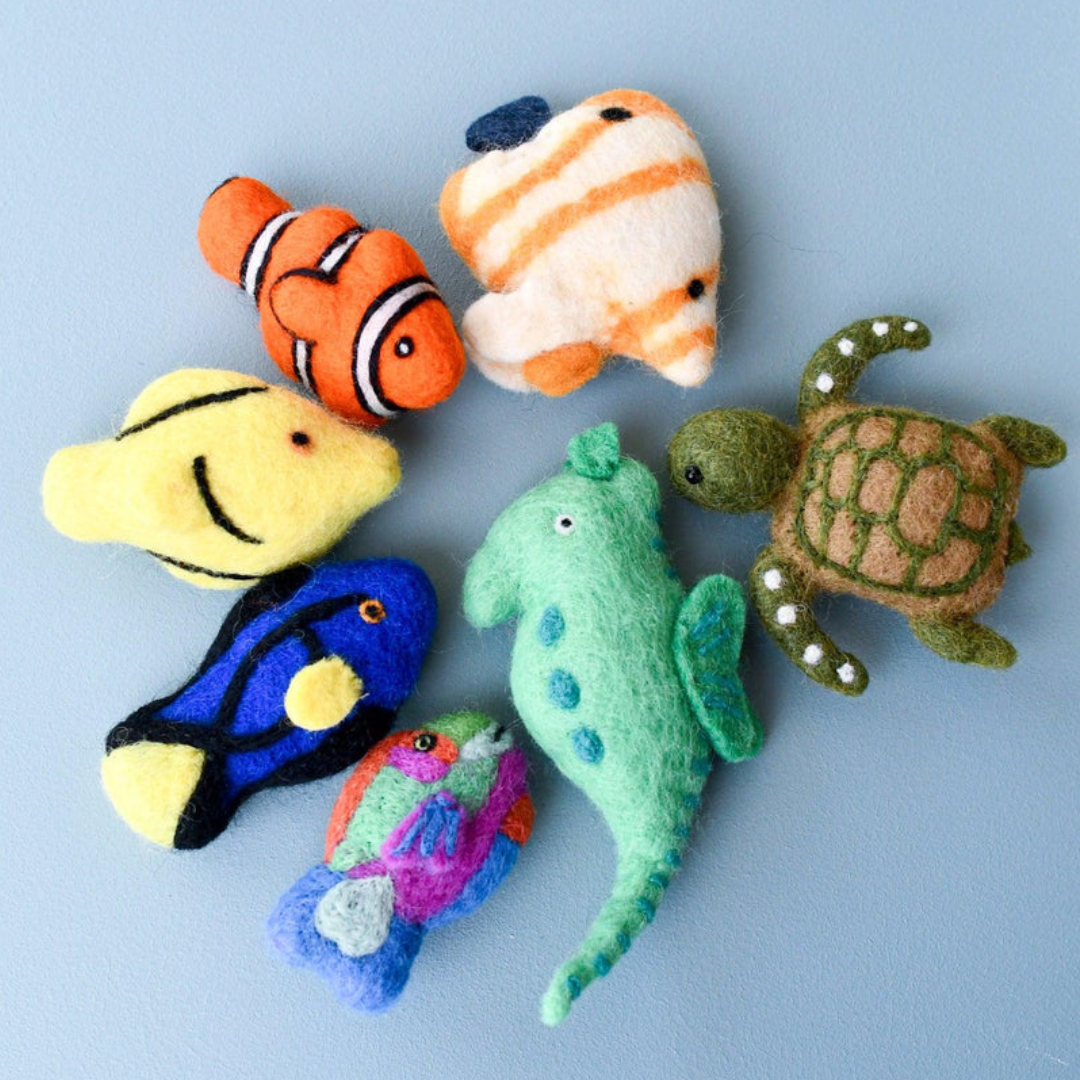 Tara Treasures - Felt Coral Reef Fish