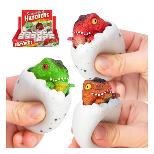 Schylling - Dinosaur - Squeezy Peek Hatchers