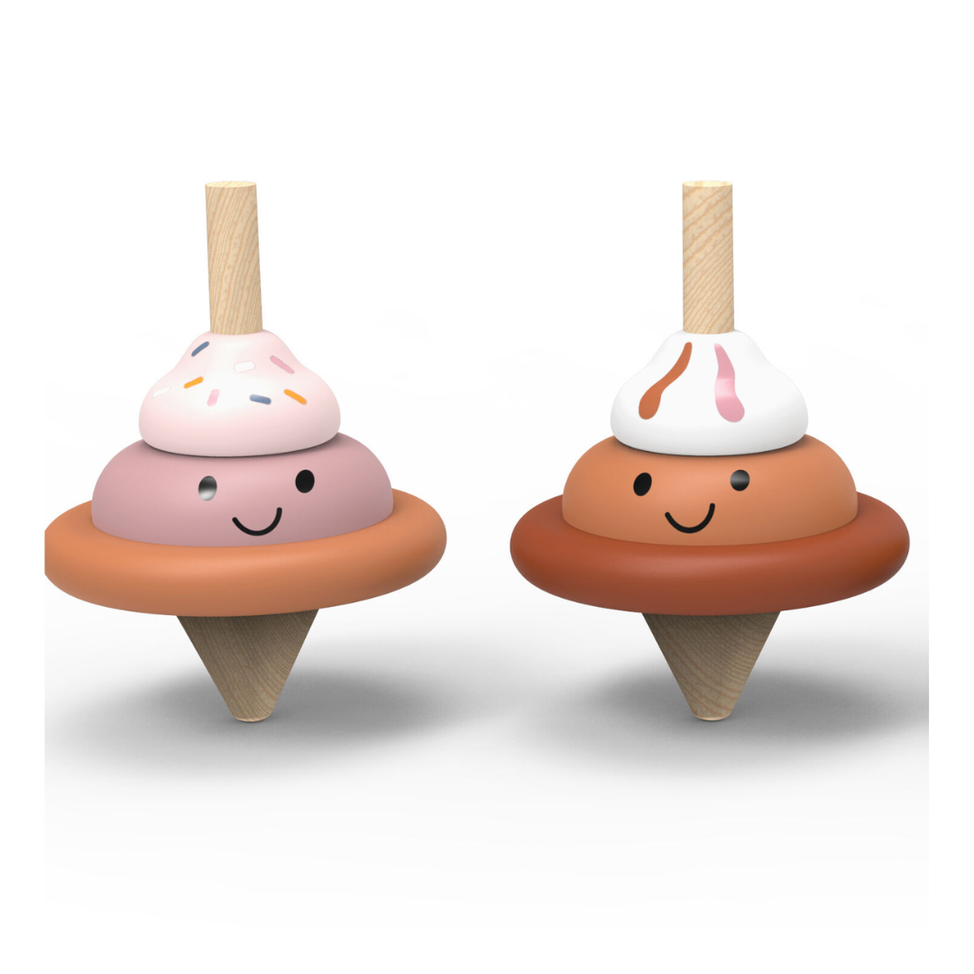 Speedy Monkey - Ice Cream Spinning Top