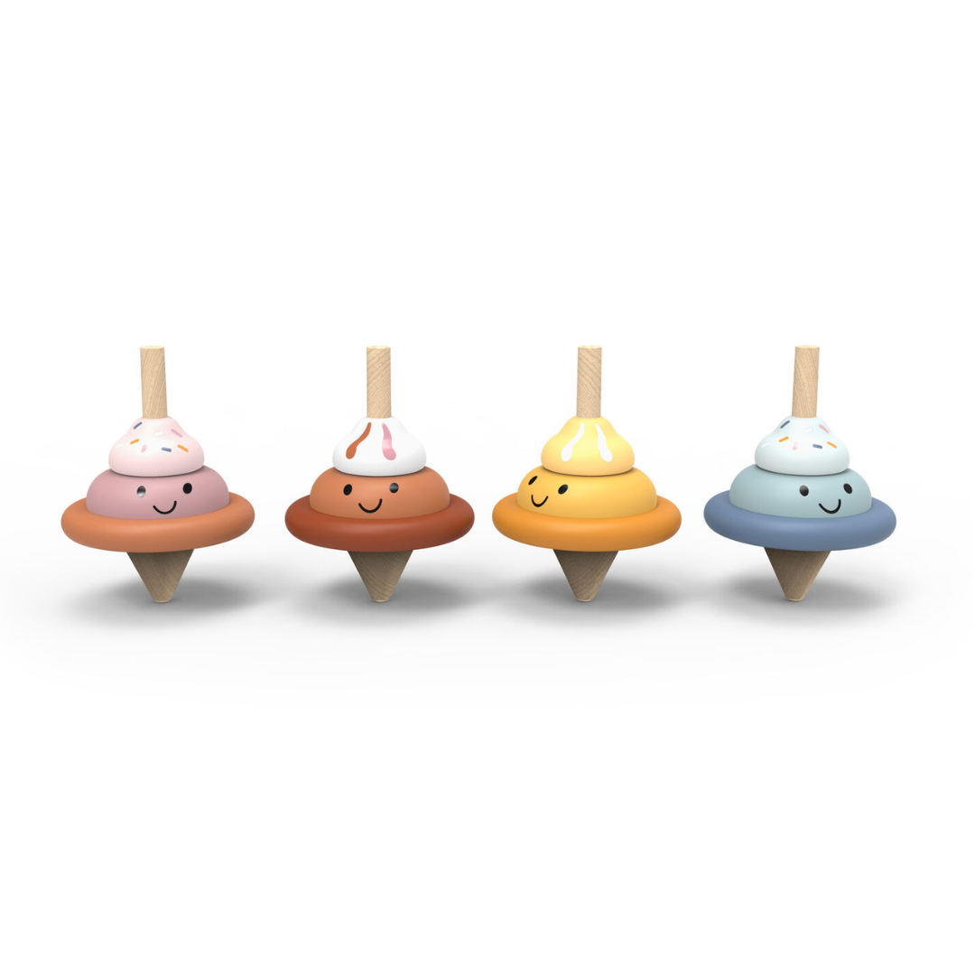 Speedy Monkey - Ice Cream Spinning Top
