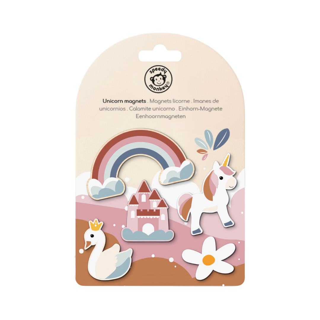 Speedy Monkey - Unicorn Magnets