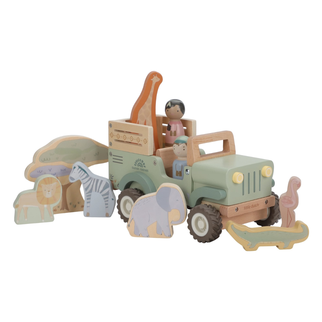 Little Dutch - Safari Friends | Safari Car with Animals