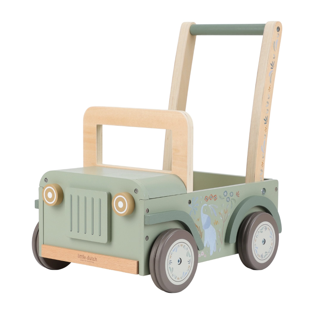 Little Dutch - Safari Friends | Wooden Safari Car