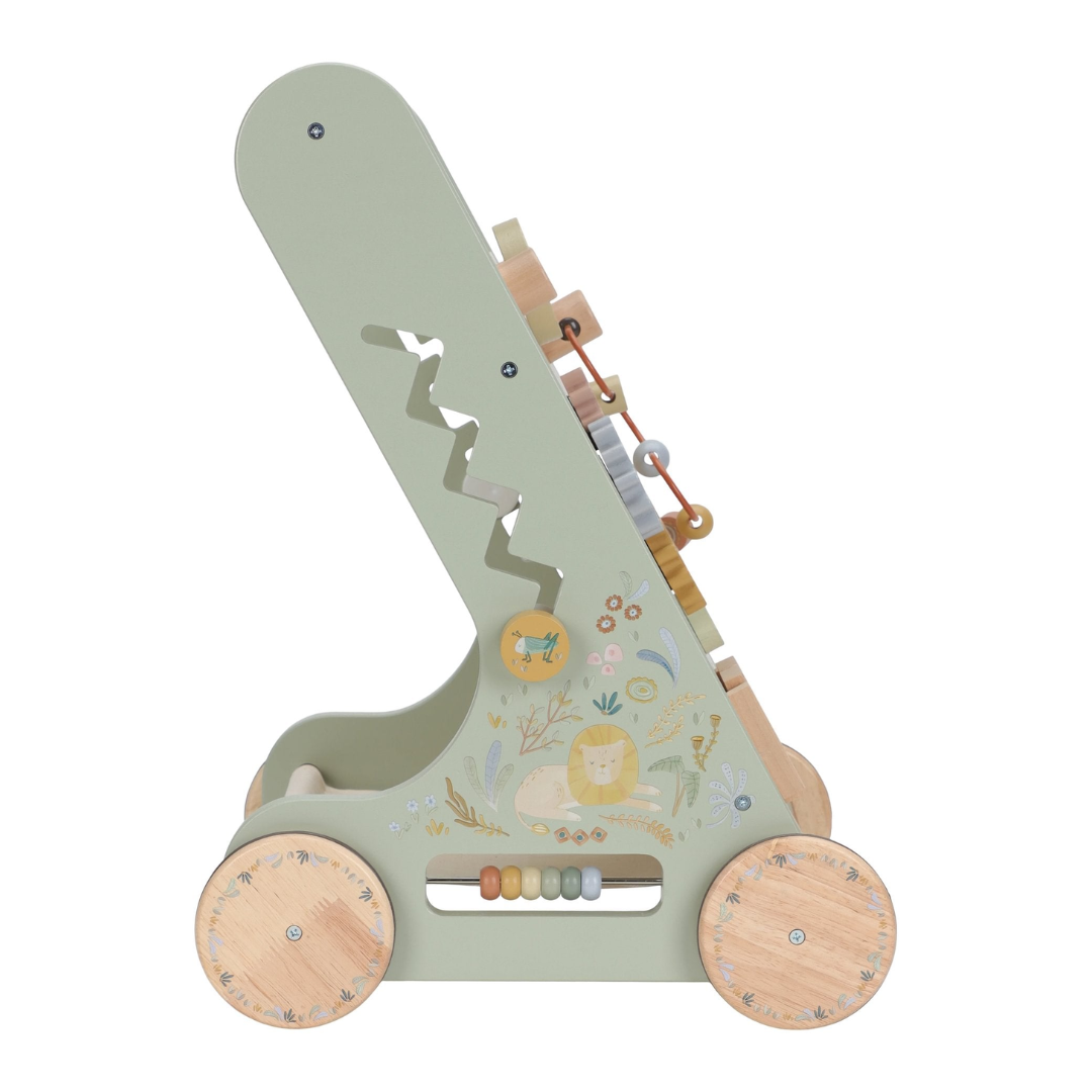 Little Dutch - Safari Friends | Wooden Activity Walker