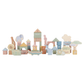 Little Dutch - Safari Friends | Wooden Building Blocks