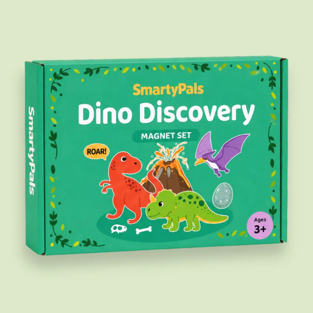 SmartyPals - Dino Discovery Magnet Set | Dinosaur Magnets For Kids Imaginative Play