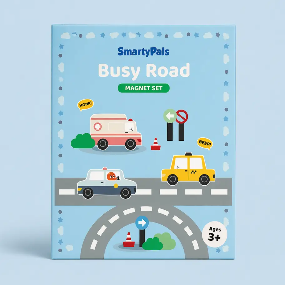 SmartyPals - Busy Road Magnet Set