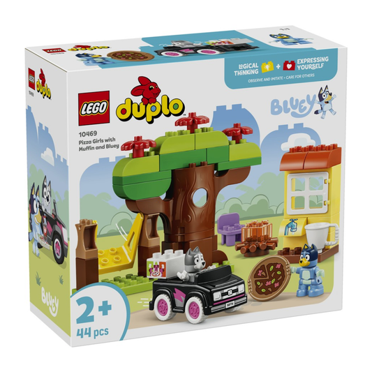 DUPLO by LEGO Pizza Girls with Muffin and Bluey 10469